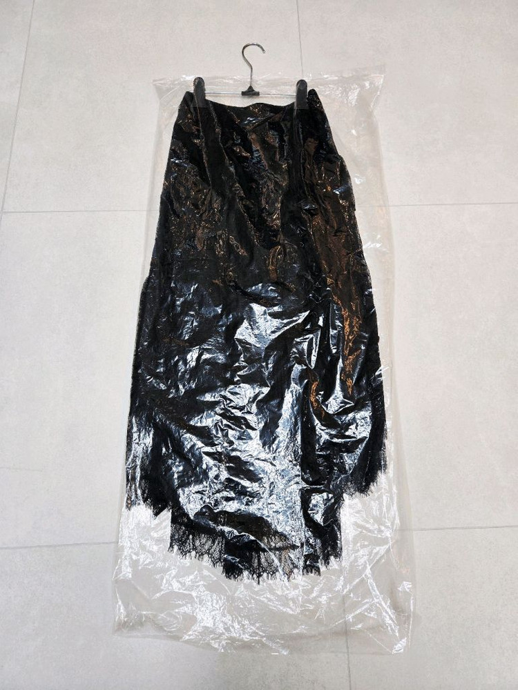 시스템 블랙 레이스 캉캉 스커트--7