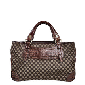 정품 셀린느 마카담 트리오페 자가드 부기백