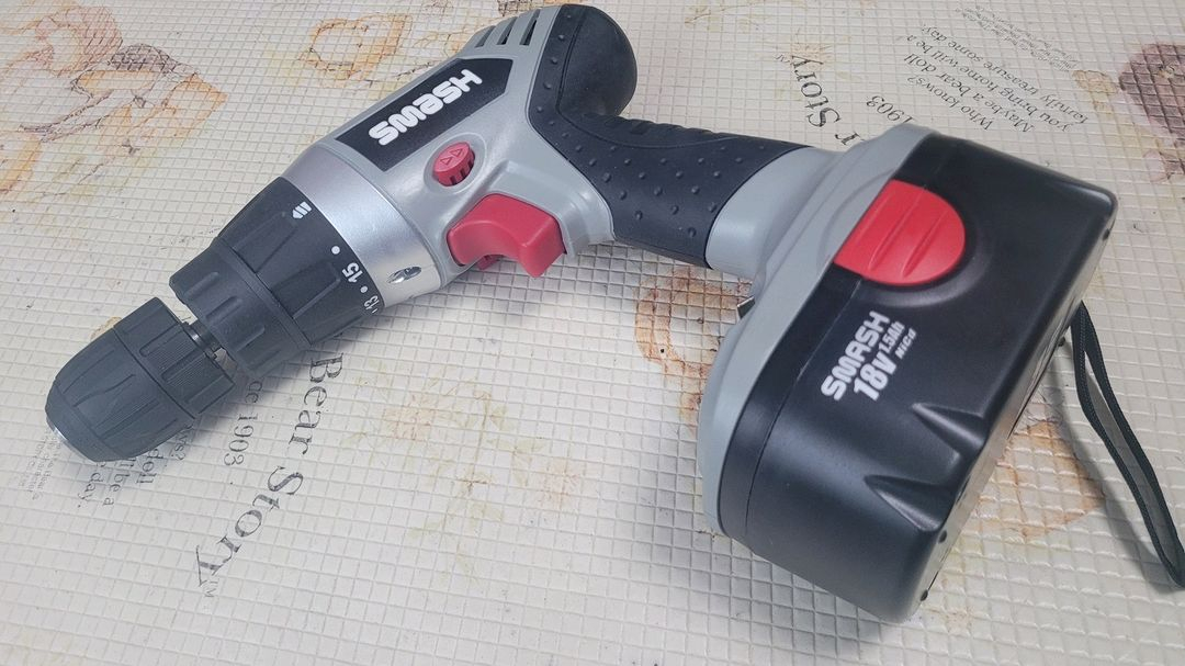 SMASH 충전 전동 드리아브 풀세트 SMH18-2 - 배터리 방전--2