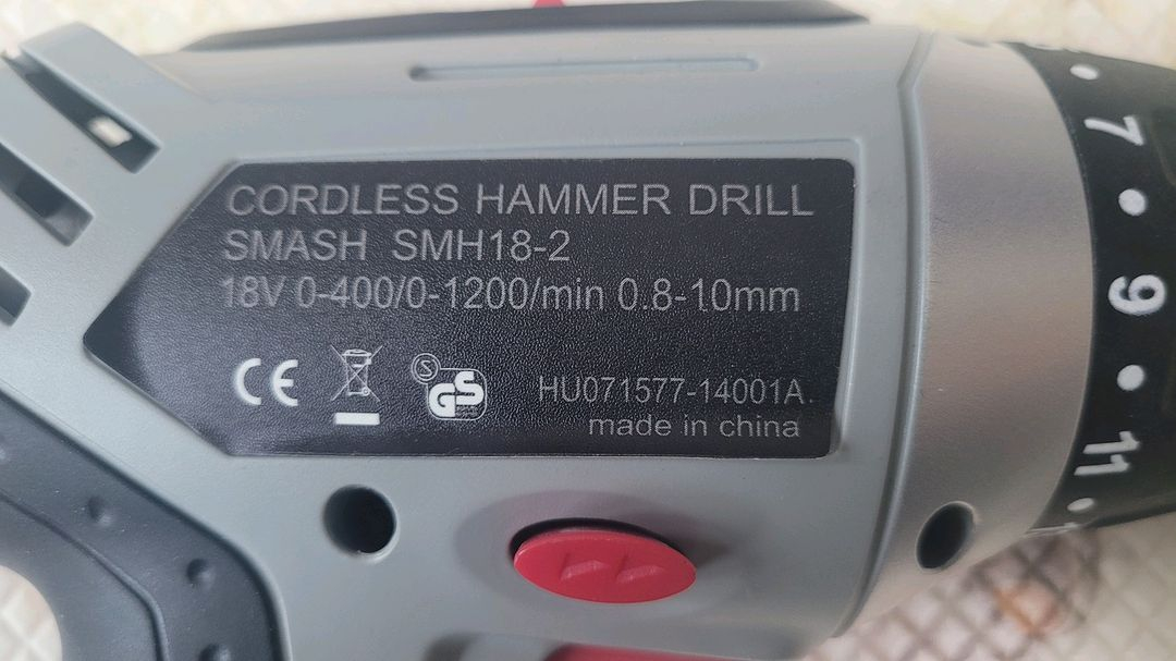 SMASH 충전 전동 드리아브 풀세트 SMH18-2 - 배터리 방전--3