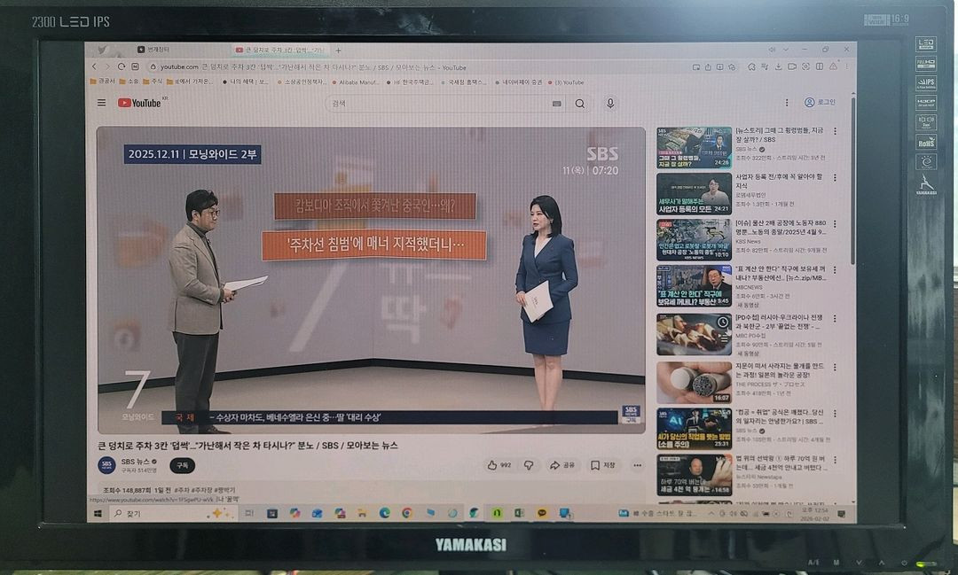 바이텍 야마카시 캣립 23인치 무결점 LED 모니터(2300LED IPS--1