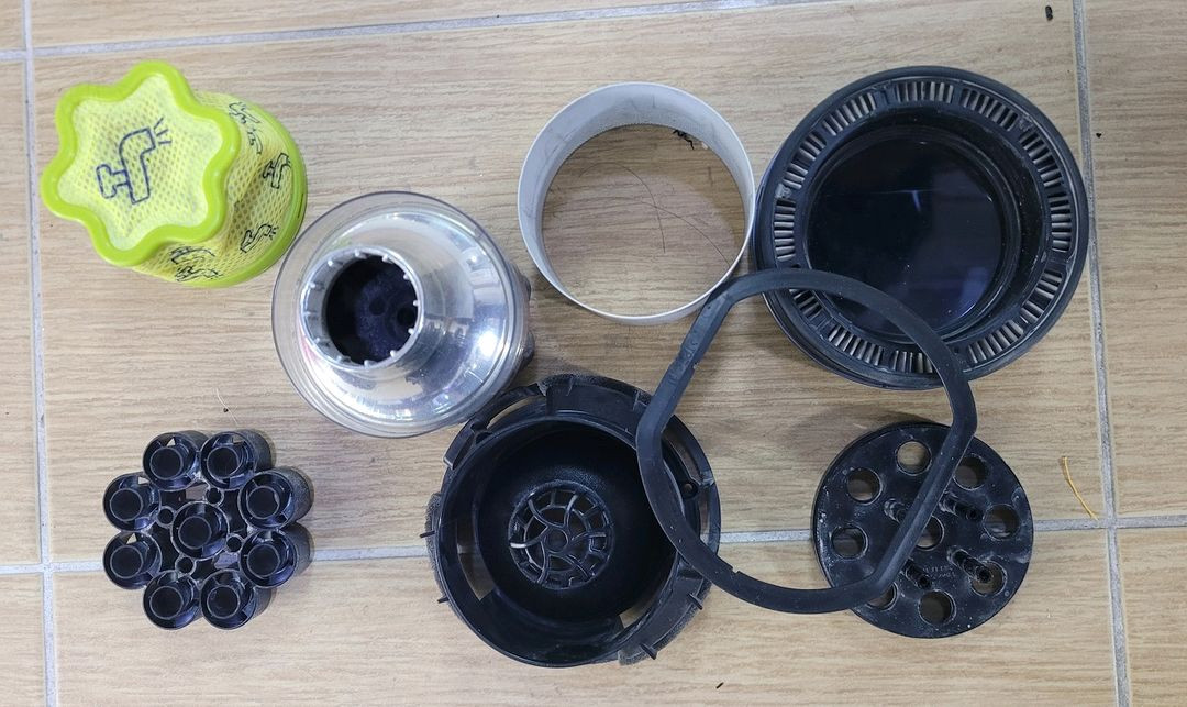 깨끗하게 세척한 LG 코드제로 무선 청소기(36분 연속동작)--8