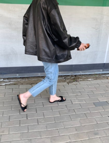 모네마켓 버킨 레더자켓 이미지