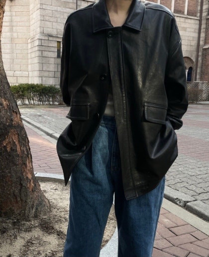 모네마켓 버킨 레더자켓 이미지