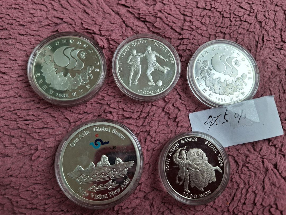 올림픽 기념 은화 동전 세트 정리해요 이미지