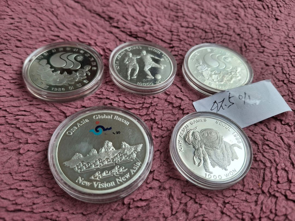 올림픽 기념 은화 동전 세트 정리해요 이미지