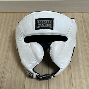 [XL] 링투케이지 멕시칸 스타일 복싱 T자 헤드기어 화이트