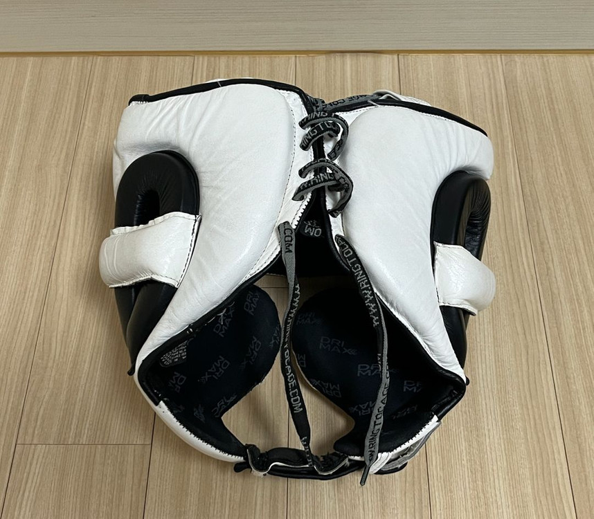 [XL] 링투케이지 멕시칸 스타일 복싱 T자 헤드기어 화이트--2