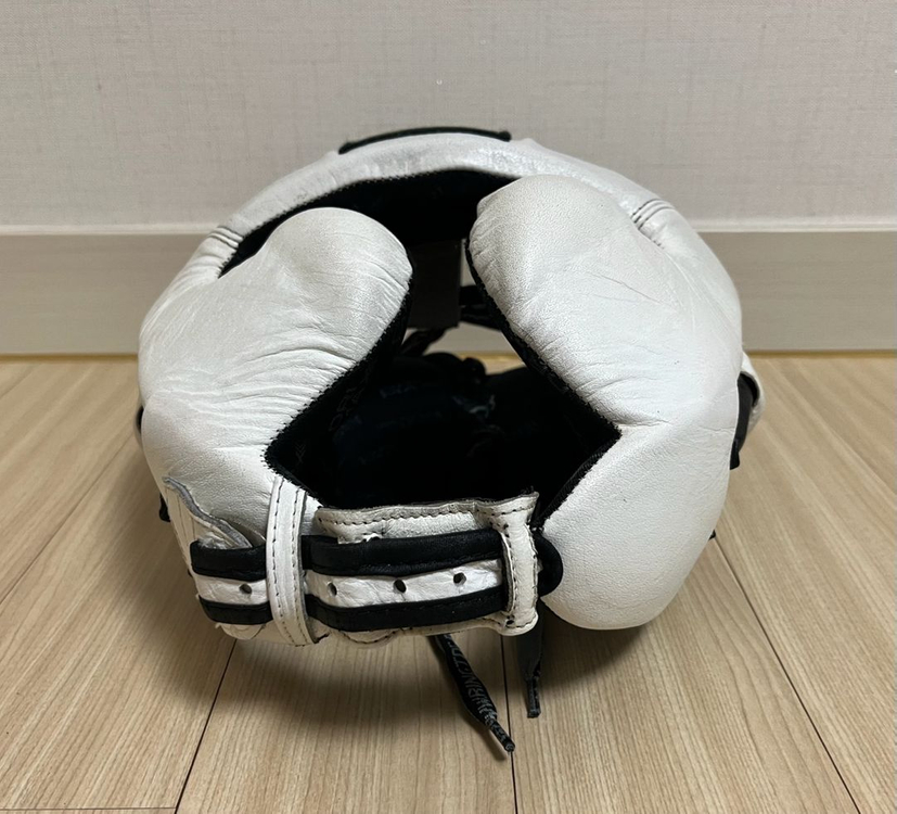 [XL] 링투케이지 멕시칸 스타일 복싱 T자 헤드기어 화이트--5