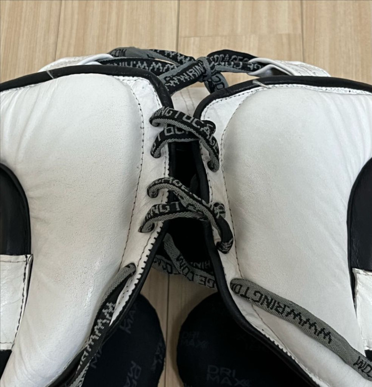 [XL] 링투케이지 멕시칸 스타일 복싱 T자 헤드기어 화이트--7