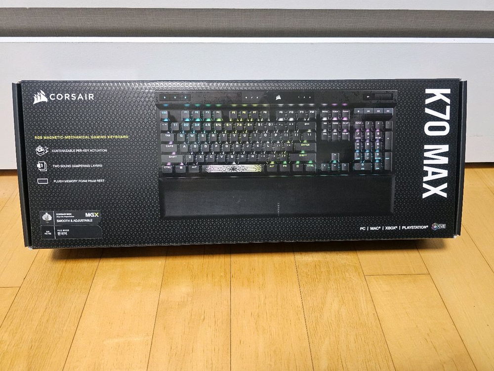 커세어 K70 MAX RGB 마그네틱 기계식 게이밍 키보드 이미지