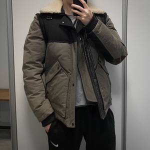 (95) 타임옴므 양털 무스탕 패딩 자켓