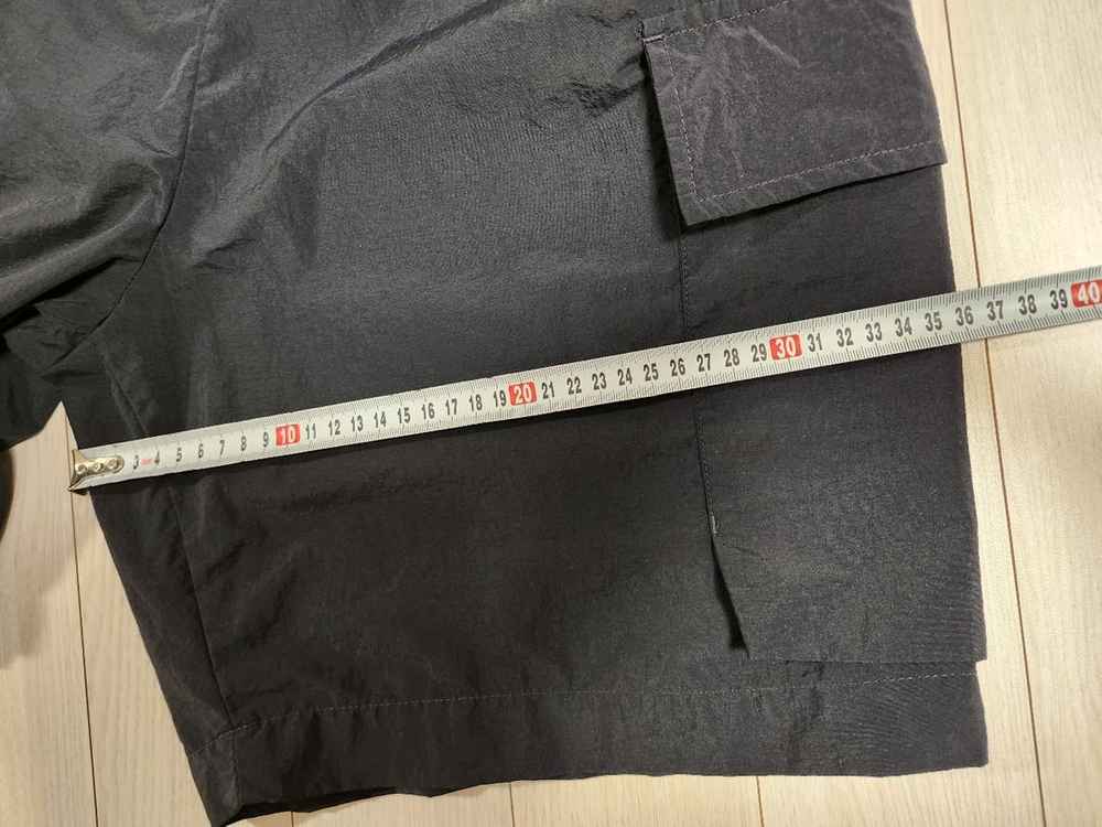 새상품급)커스텀멜로우 우븐 카고 밴딩 반바지 사이즈78여러 중고사이트에도 같이 판매하고 있어서 삭제되면 팔린거에요~--13