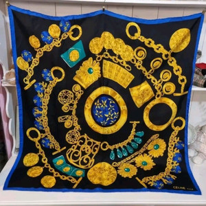 셀린느 실크100%스카프(정품)