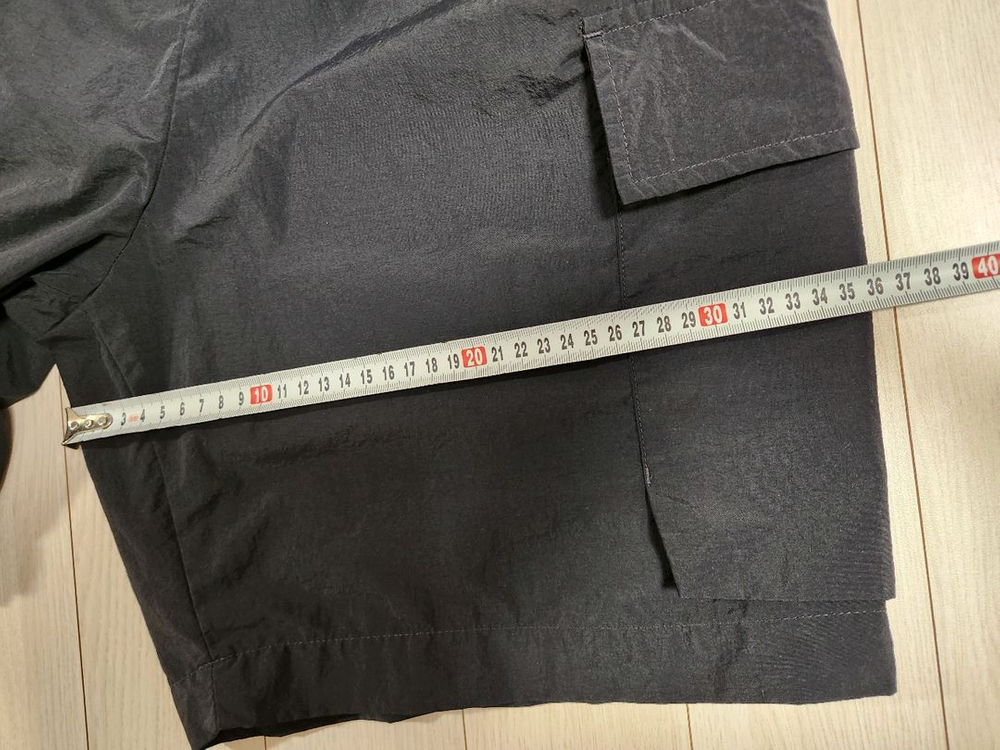 새상품급)커스텀멜로우 우븐 카고 밴딩 반바지 사이즈78여러 중고사이트에도 같이 판매하고 있어서 삭제되면 팔린거에요~--3