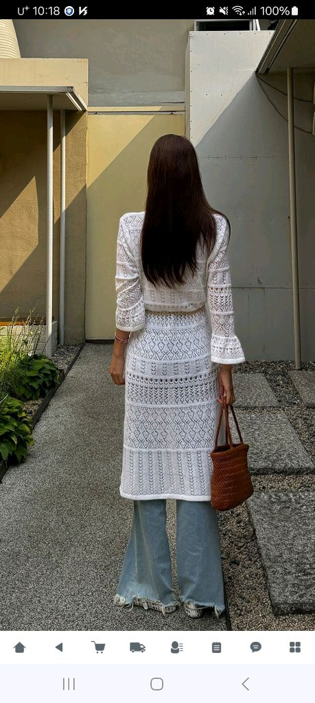 고걸 수입 니트롱원피스 L사이즈 새상품--6