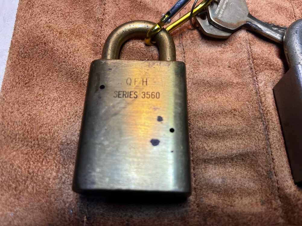 열쇠 American lock 2개--1