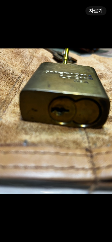 열쇠 American lock 2개--2