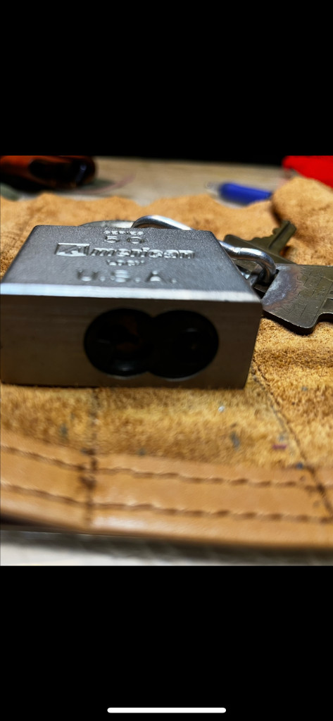 열쇠 American lock 2개--4