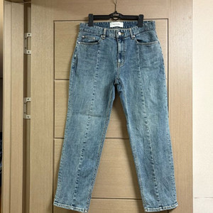 (새상품) 86로드 크롭 절개데님 30