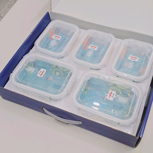 (새거) 전자레인지 오븐 밀폐용기 혼합5종 세트