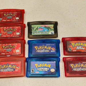 게임보이 어드밴스 GBA 게임팩 포켓몬스터 영어판 이미지