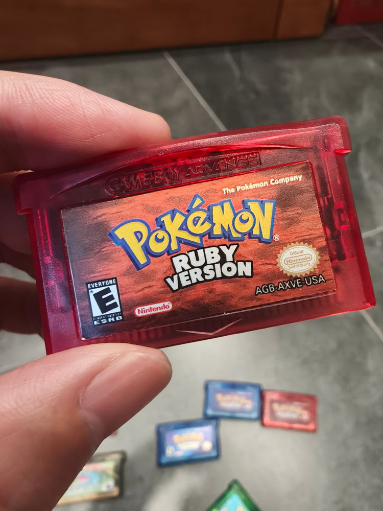 게임보이 어드밴스 GBA 게임팩 포켓몬스터 영어판 이미지