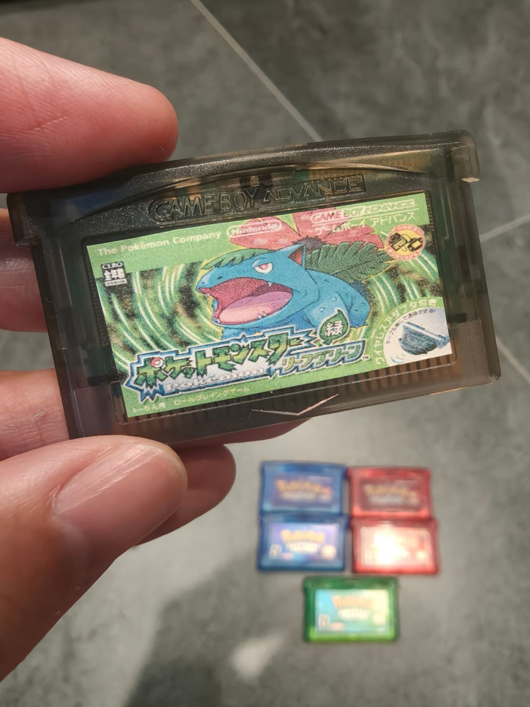 게임보이 어드밴스 GBA 게임팩 포켓몬스터 영어판 이미지