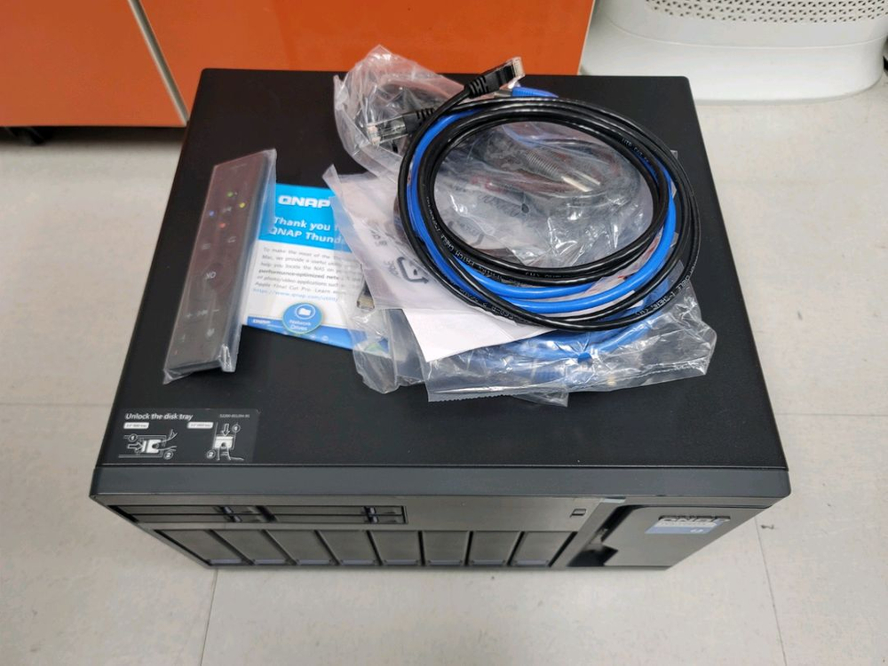 QNAP NAS TVS-1282T3 큐냅 나스 12베이 고성능 32기가 메모리 인텔 i7 CPU 썬더볼트 UPS--5