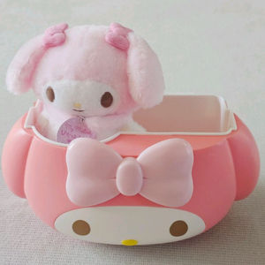 마이멜로디 맥도날드 해피밀 감지튀김 바구니 홀더 버킷 인형 장식 소품 이미지