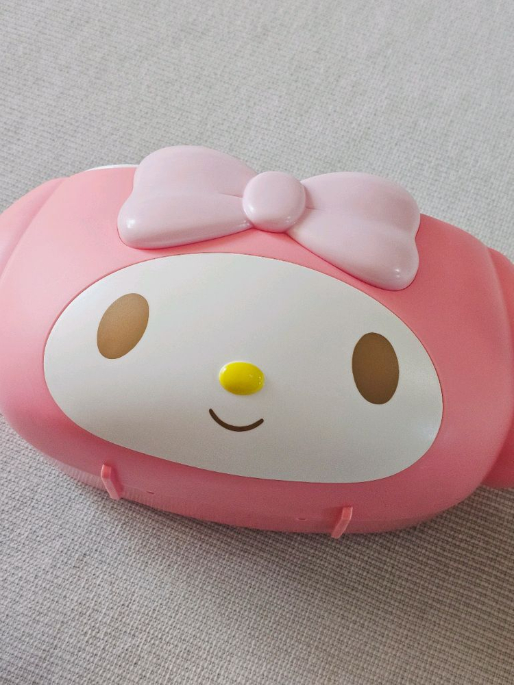 마이멜로디 맥도날드 해피밀 감지튀김 바구니 홀더 버킷 인형 장식 소품 이미지