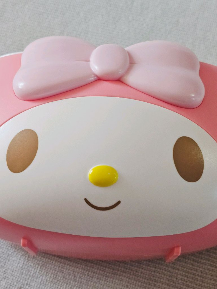 마이멜로디 맥도날드 해피밀 감지튀김 바구니 홀더 버킷 인형 장식 소품 이미지