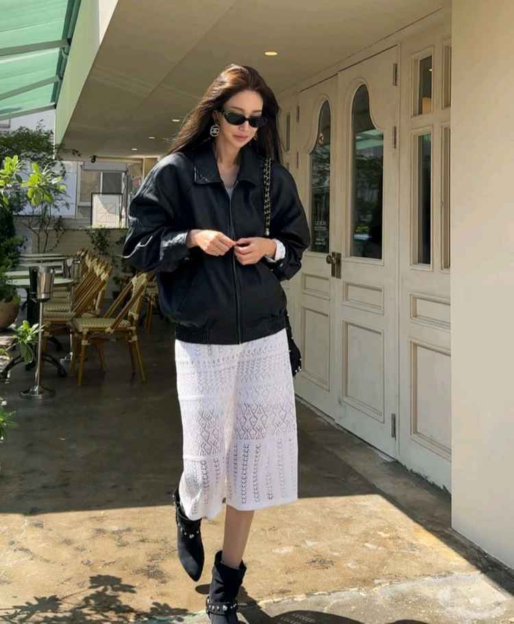 고걸 수입 니트롱원피스 L사이즈 새상품--0