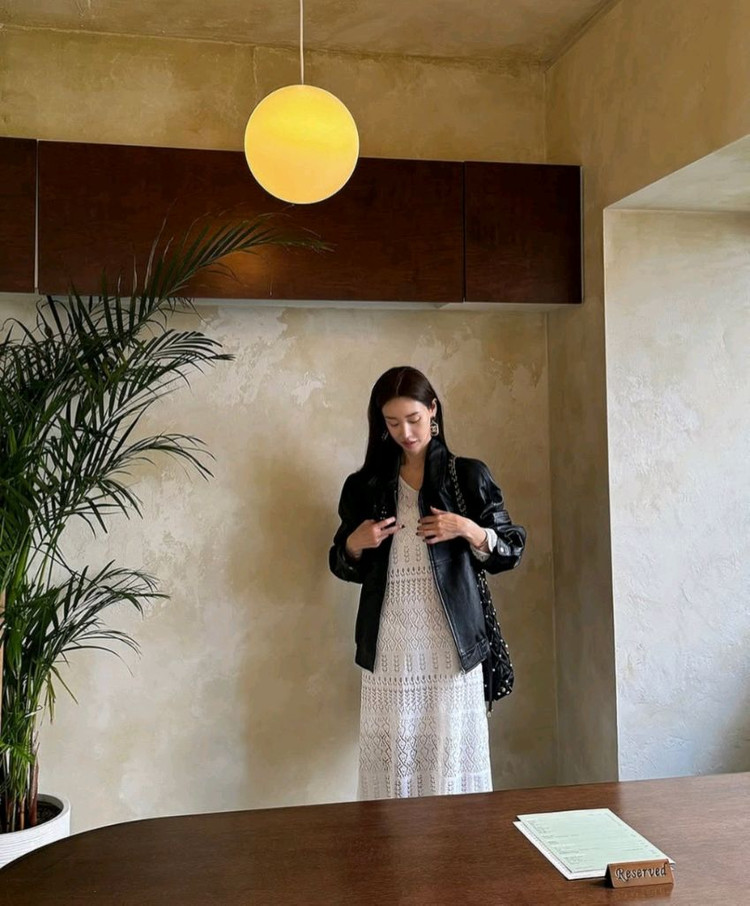 고걸 수입 니트롱원피스 L사이즈 새상품--9