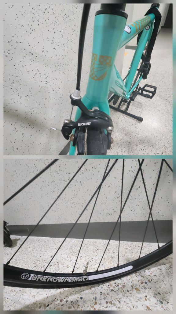 Unknown 픽시 자전거 민트색 (라이저바)--6