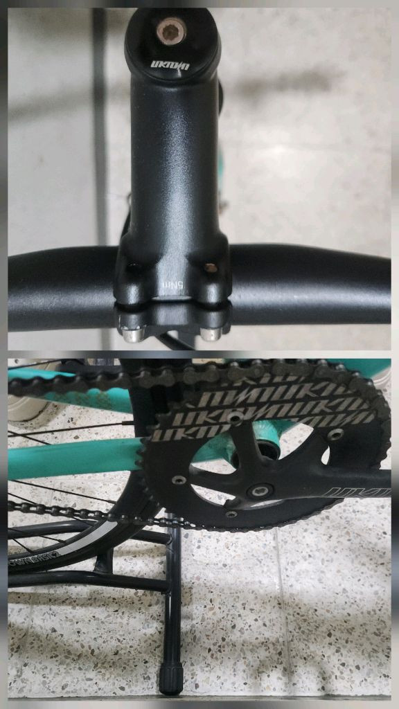 Unknown 픽시 자전거 민트색 (라이저바)--8