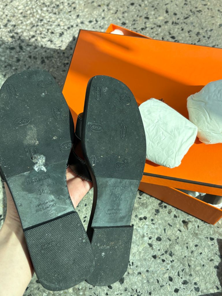 에르메스 오란 블랙 36사이즈 이미지