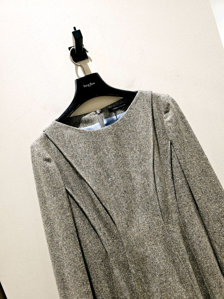 더아이잗컬렉션 울혼방원피스 66사이즈--3