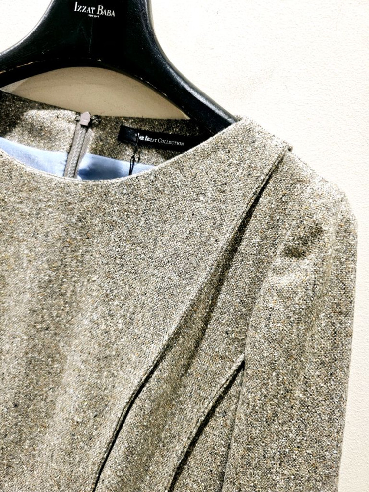 더아이잗컬렉션 울혼방원피스 66사이즈--5