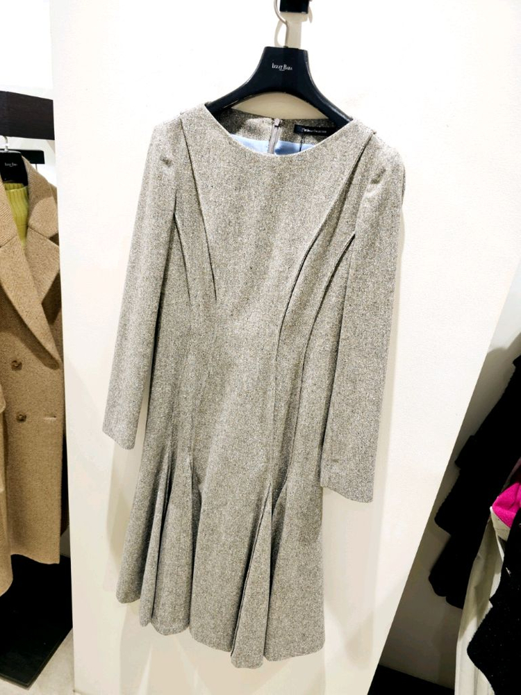 더아이잗컬렉션 울혼방원피스 66사이즈--6