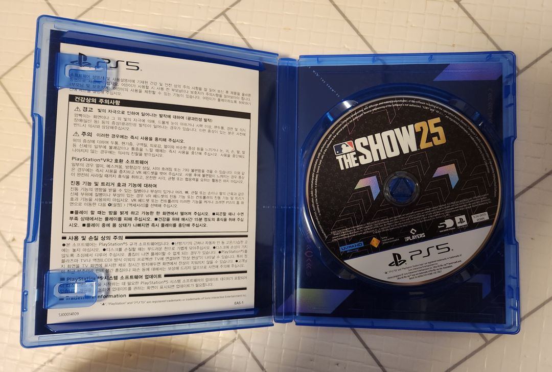 ps5 the show 25 더쇼 25 코드 미사용--1