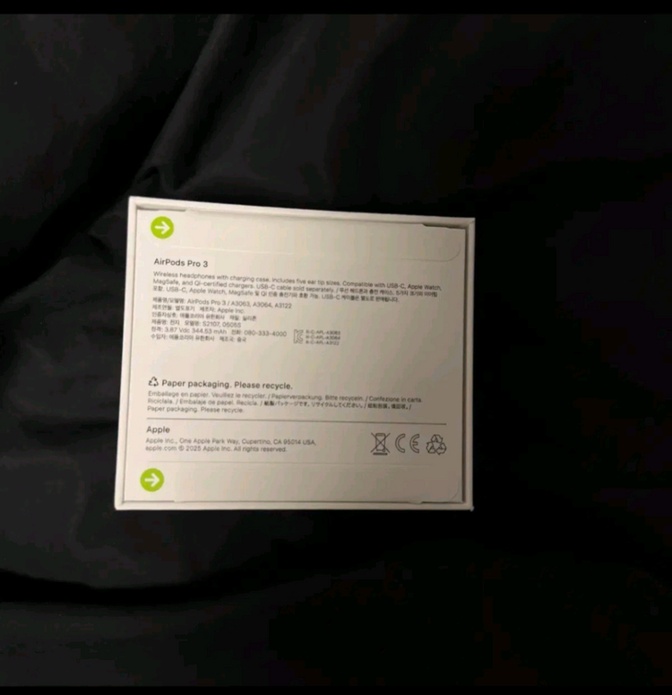 에어팟 프로 3세대 미개봉--1