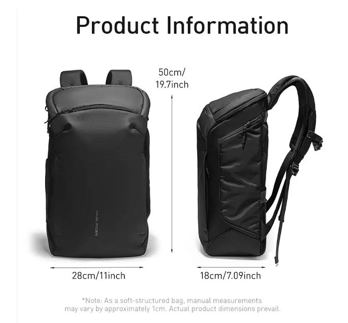 (새상품)Mark Ryden 남성 백팩 비즈니스 데일리 가방 대형 배낭--1