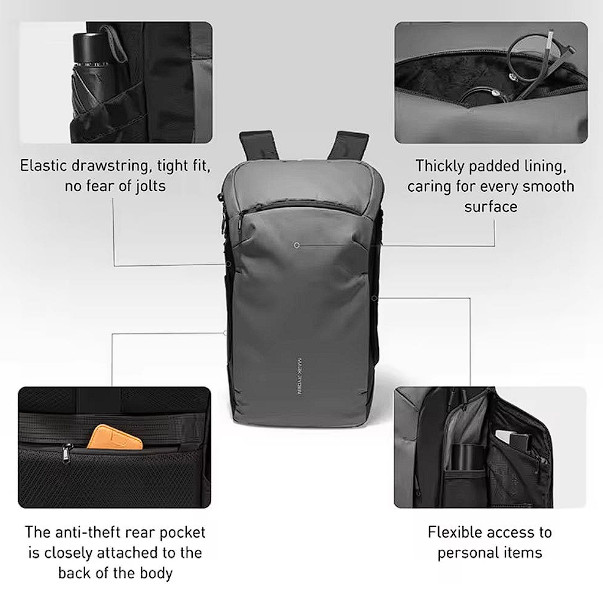 (새상품)Mark Ryden 남성 백팩 비즈니스 데일리 가방 대형 배낭--2