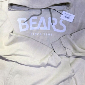 두산베어스 빈티지 후드티 아이보리 L 새제품