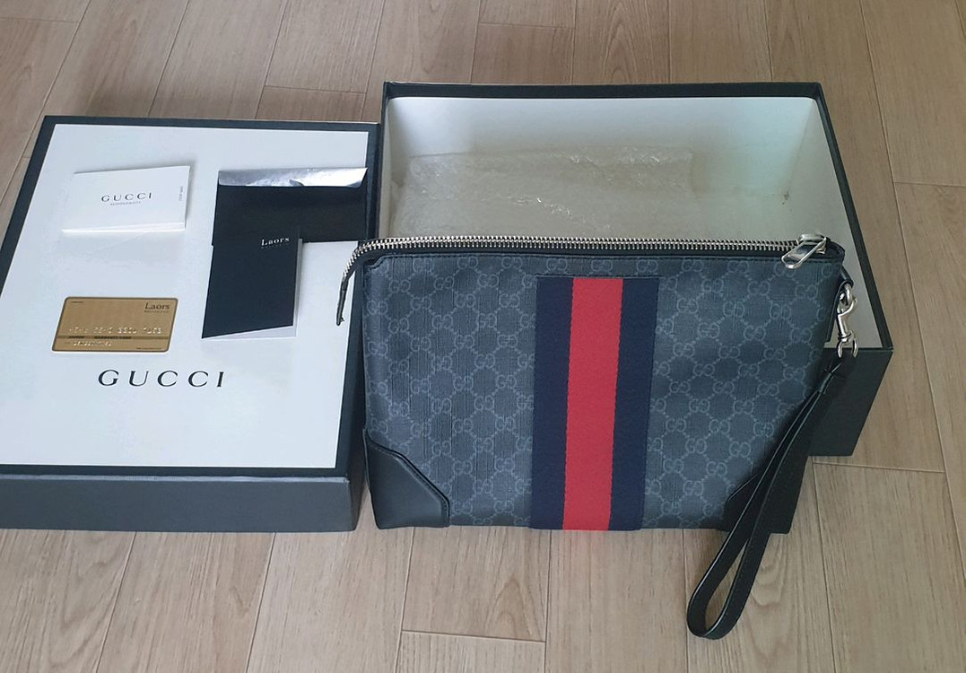 GG 수프림 클러치백--4
