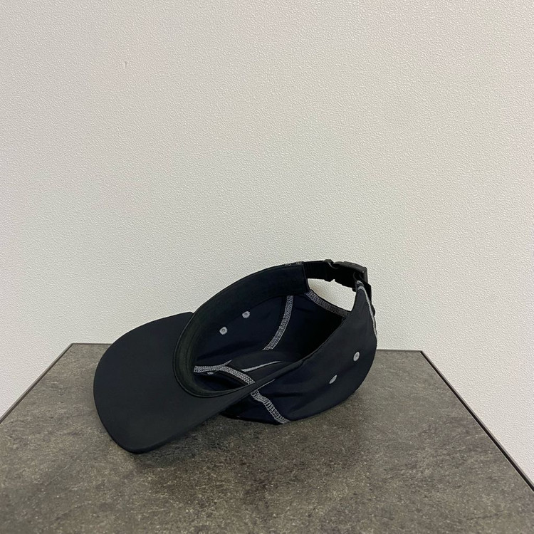 (OS) 슈프림 박스로고 캠프캡 모자 23SS 리플렉티브 스티치 블랙--5