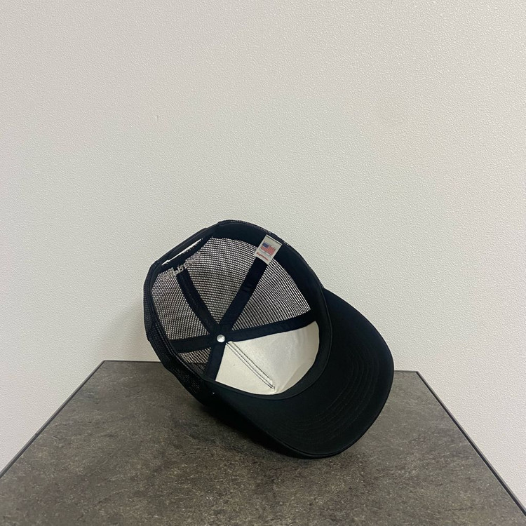 (OS) 슈프림 5패널 메쉬 백 볼캡 모자 오서라이즈 블랙--6