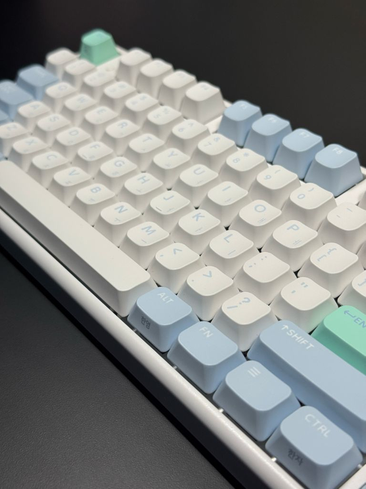 한성컴퓨터 GK898B PRO 동그리 8K 유무선 무접점 키보드 (Meringue, 45g)--6