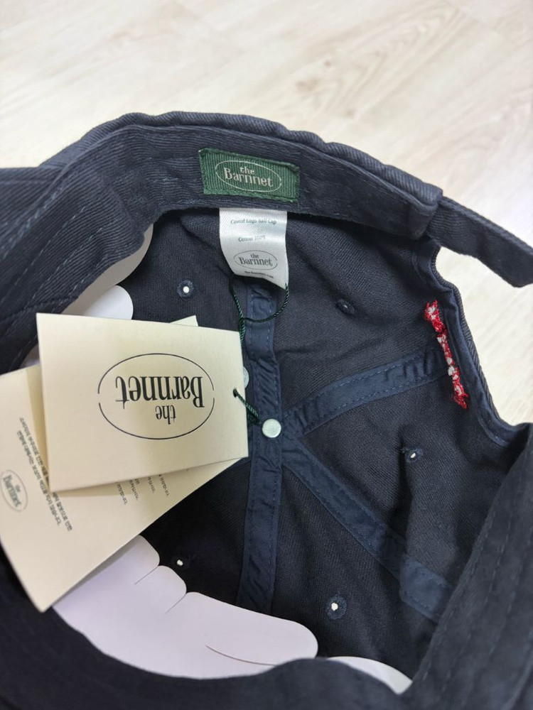 (새상품) 더바넷 볼캡 모자 네이비--2